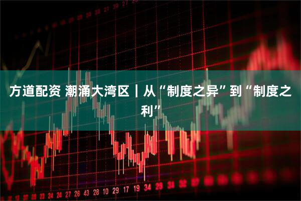 方道配资 潮涌大湾区｜从“制度之异”到“制度之利”
