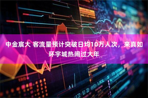 中金宸大 客流量预计突破日均10万人次，来真如环宇城热闹过大年